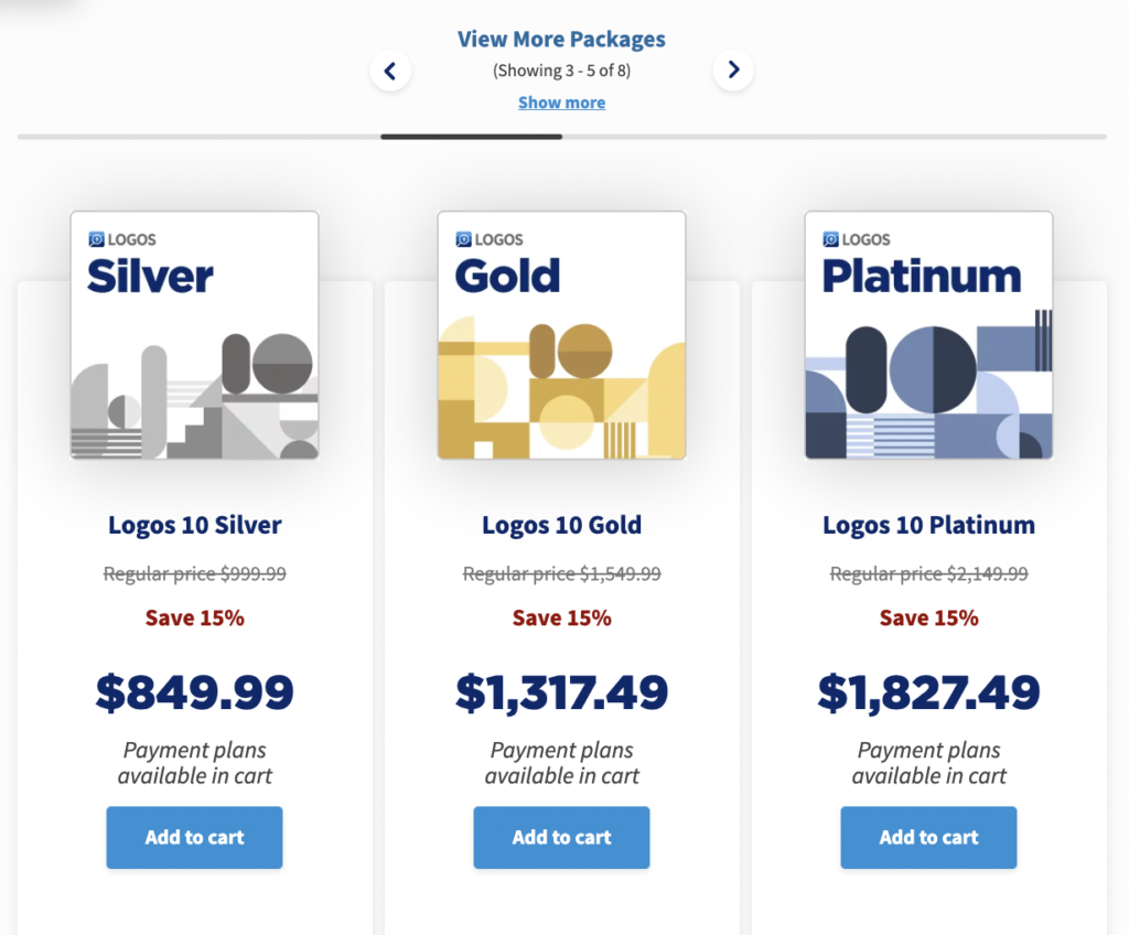 Bible study software plan