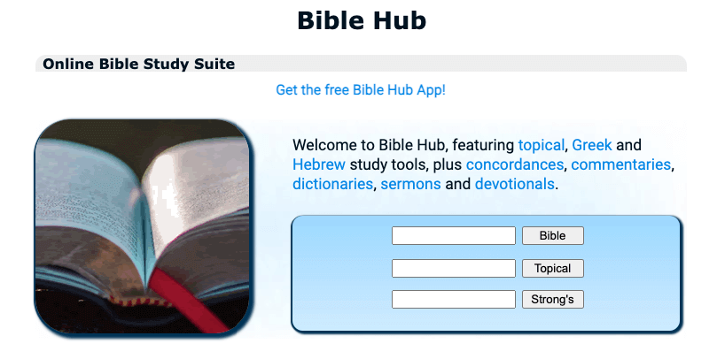 Bible Study Software