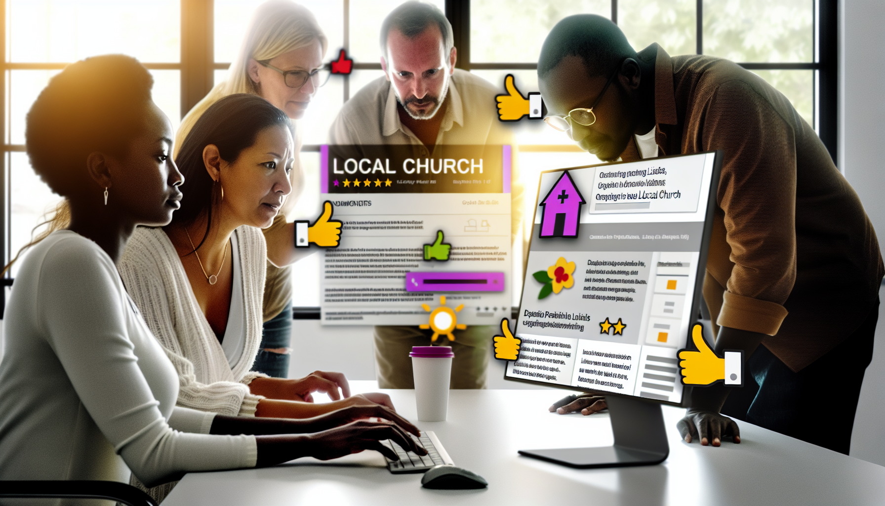 Local church listings optimization
