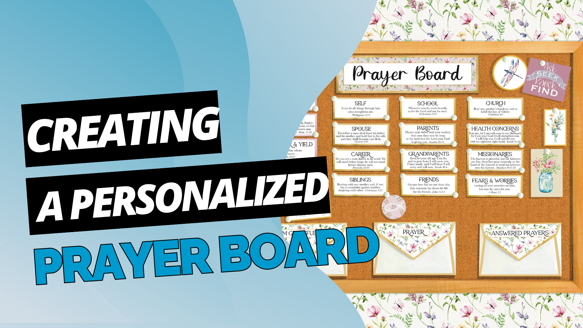 Creating a Personalized Prayer Board